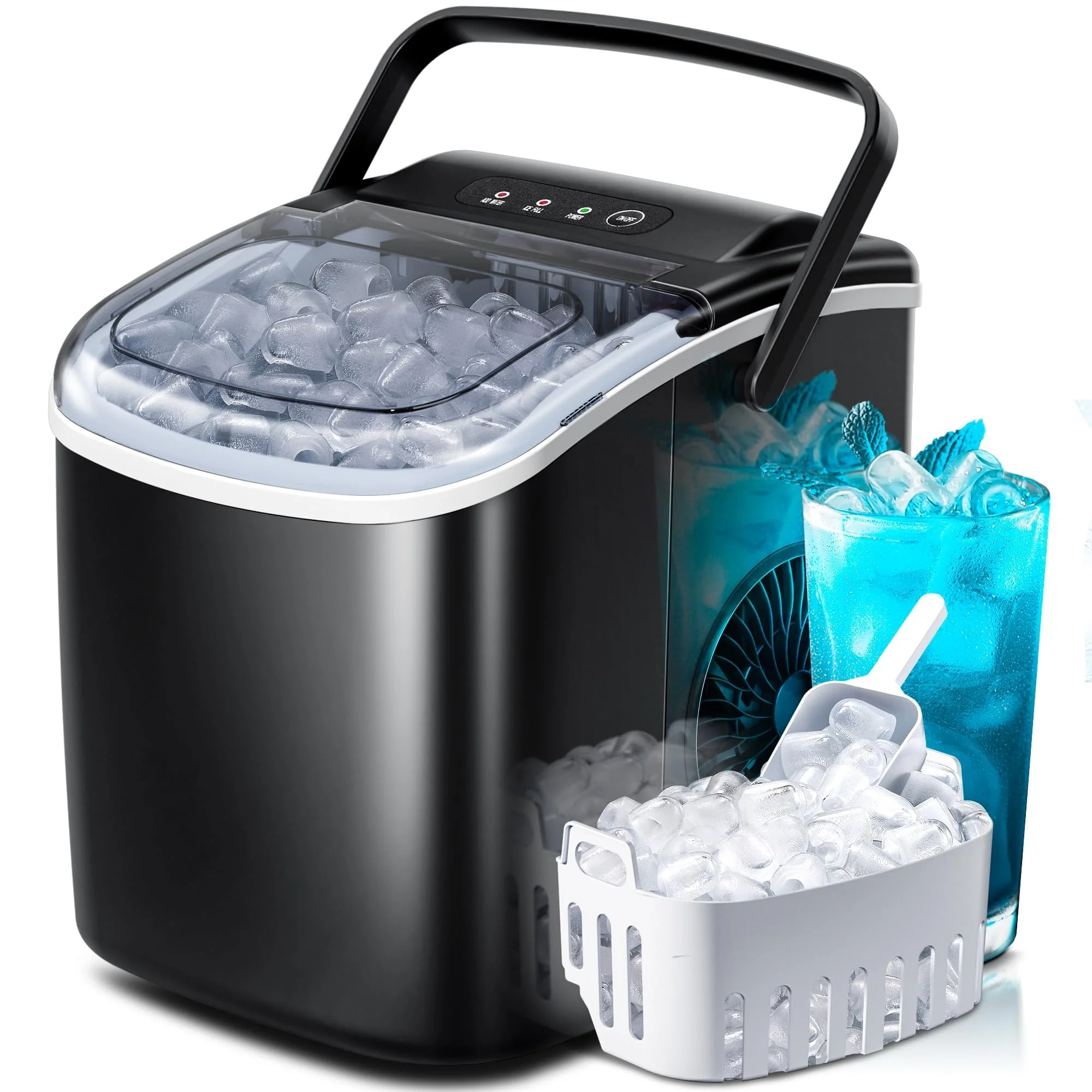 GE Profile Opal 2.0 Nugget Ice Maker on a kitchen counter